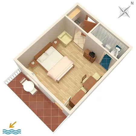 Apartman By The Sea Donja Vala, Makarska - 6658